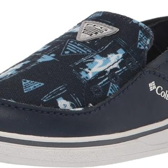 Columbia Boys Bahama PFG Boat Shoe, Collegiate Navy/White, 4 Big Kid US unisex - Picture 7 of 7